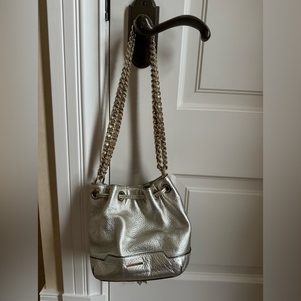 Rebbeca minkoff mini Lexi gold  bucket bag